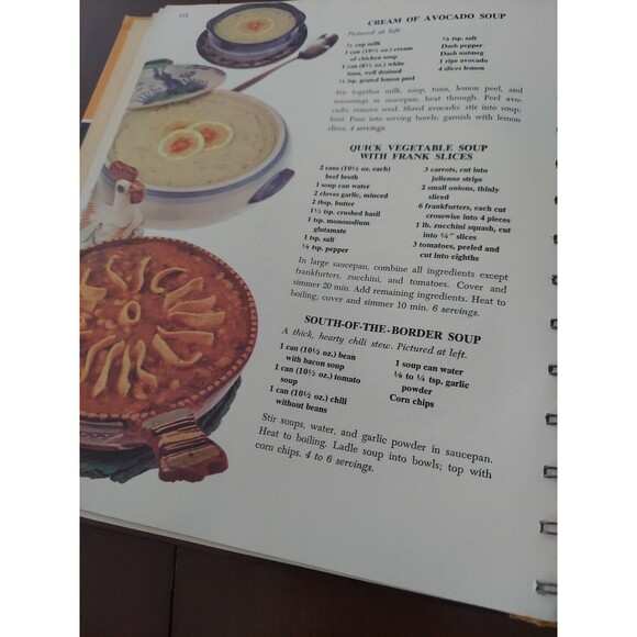 Betty Crocker's Dinner In A Dish Cookbook 1973 HC Spiral 8th Printing VTG-Good - Picture 11 of 11